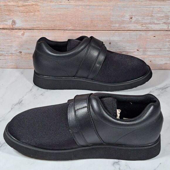 Propet Pedwalker MPED3 Black Smooth Slipon Shoes Hook & Loop Mens Size 10 (VGC) - Picture 6 of 9